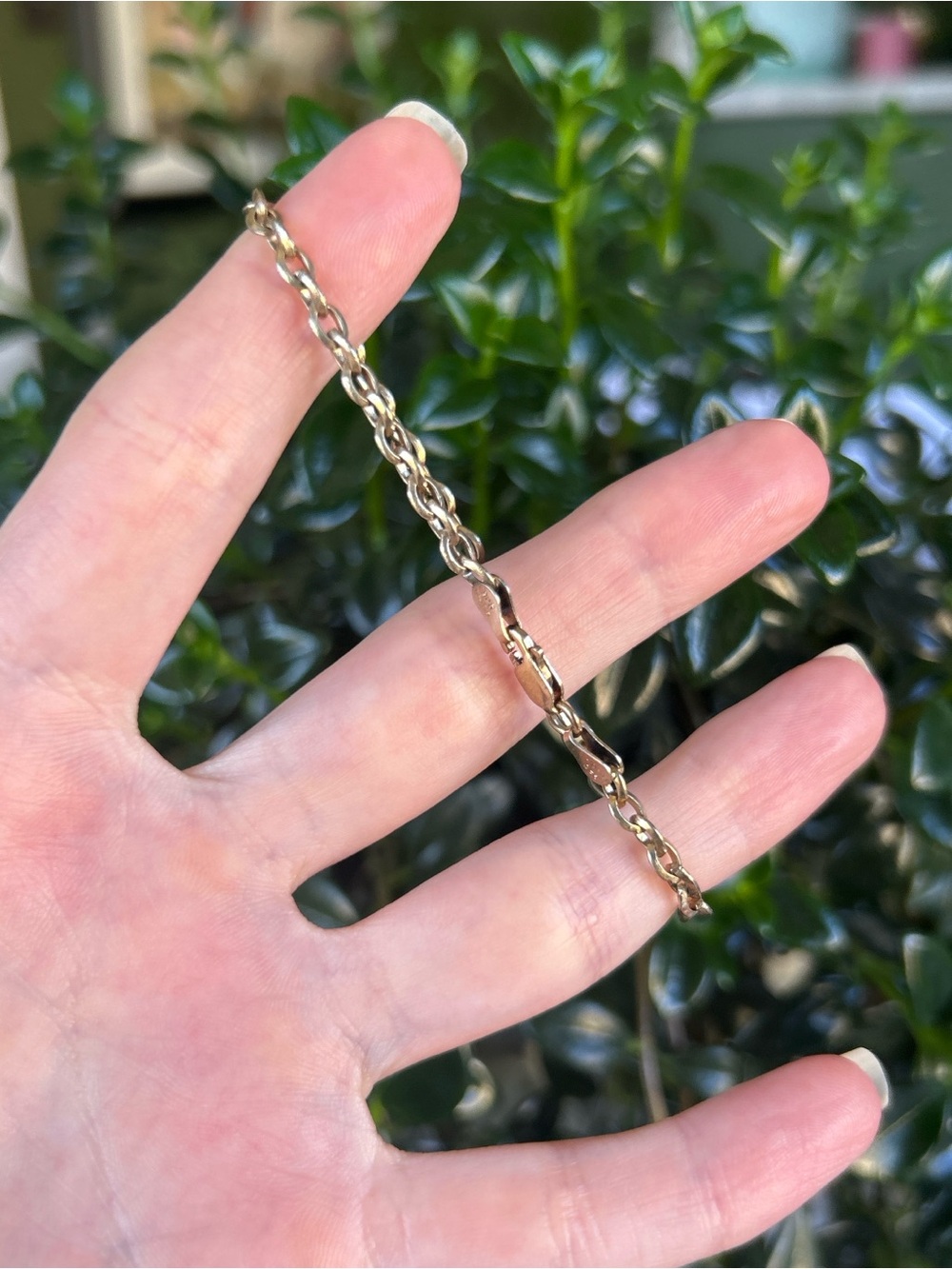 Vintage Gold Plated Sterling Silver Bracelet